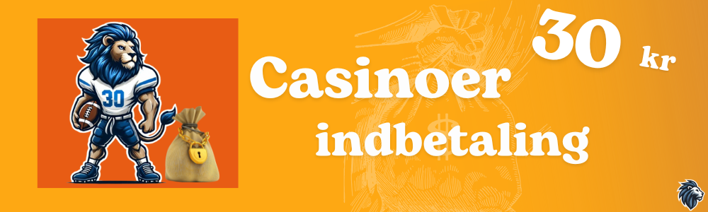 Casino indbetaling 30 kr   