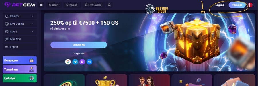 betgem casino uden rofus startside