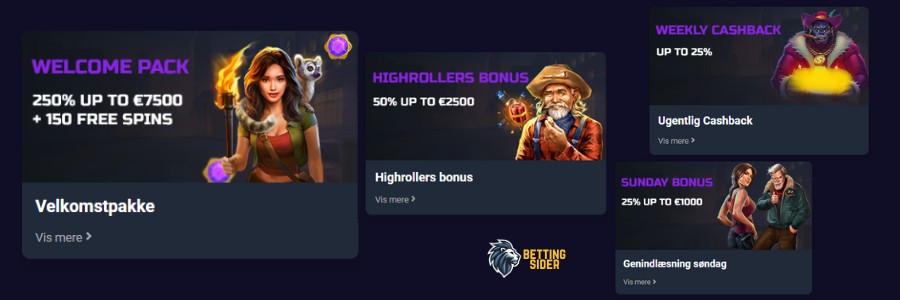 betgem udenlandske casino kampagner