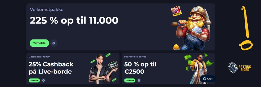 pitbet udenlandsk casino bonusser