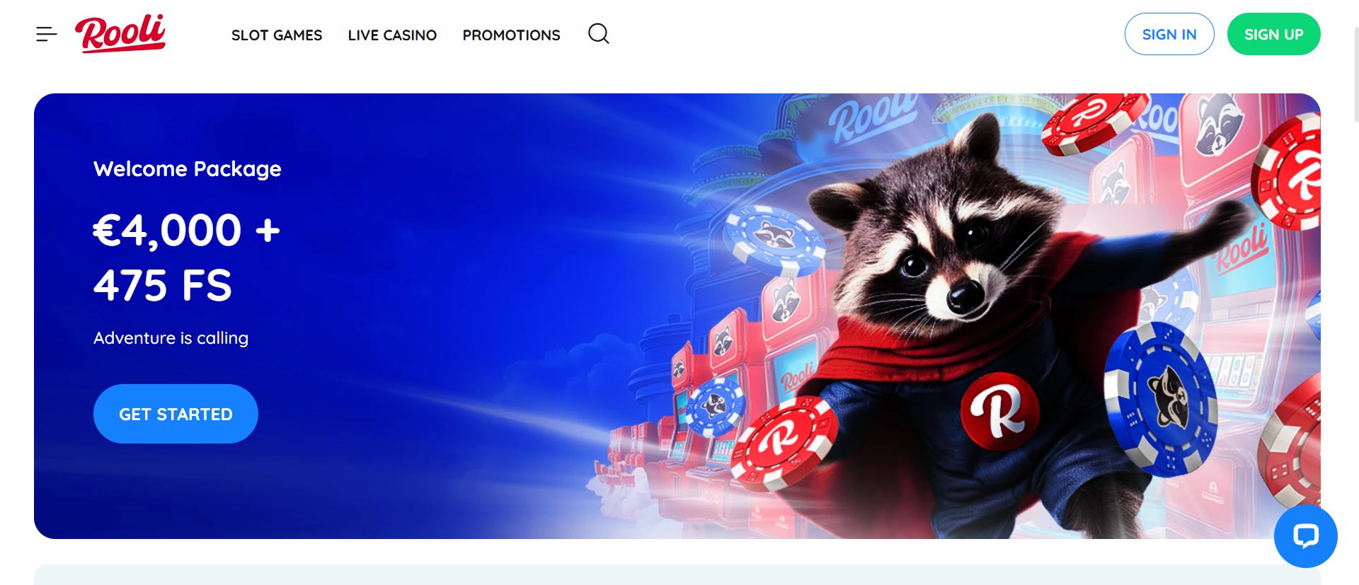 Rooli casino velkomstbonuspakke