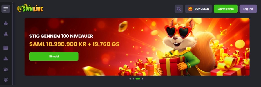 udenlandsk casino spinline startside