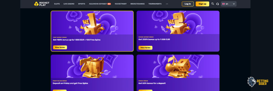 Rocketplay Casino bonus