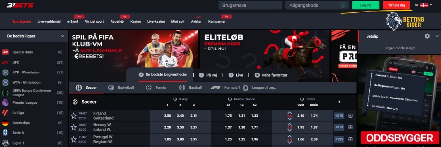 31bets udenlandske betting uden rofus