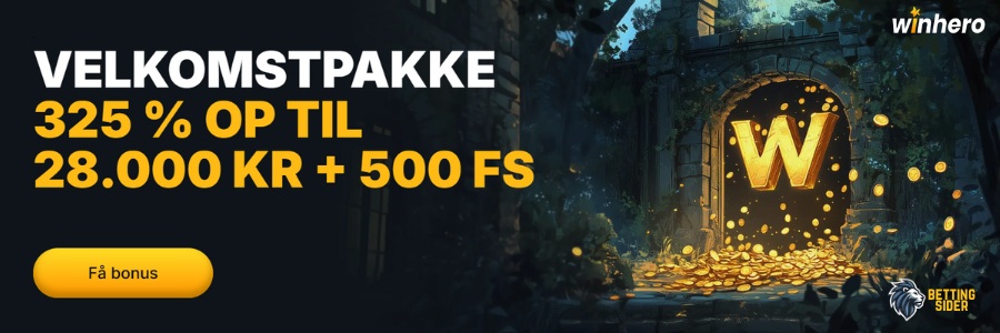 winhero velkomst casino bonusser