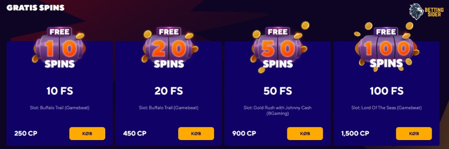 dazard casino gratis spins