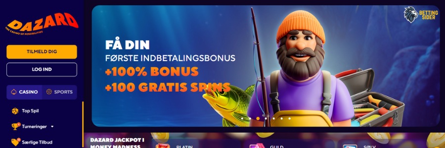 dazard casino uden rofus hjemmside