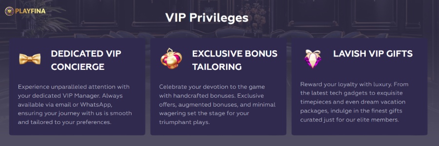 playfina udenlandsk casino vip