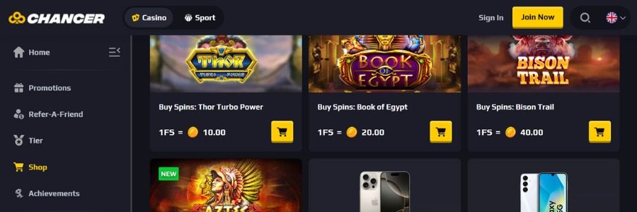 chancerbet casino uden rofus shop