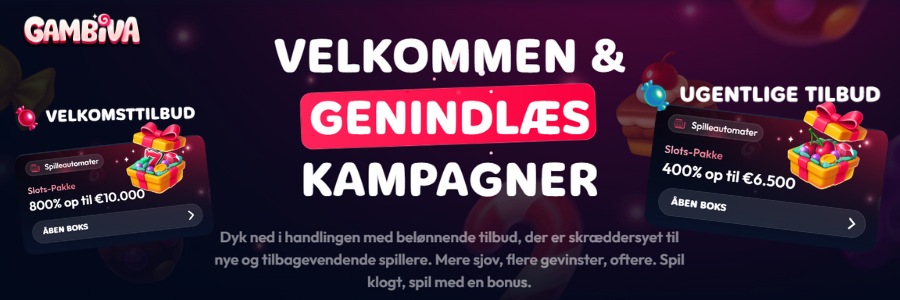 gambiva udenlandsk casino bonusser