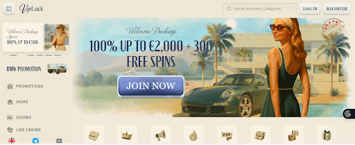 VIPLuck casino bonusser