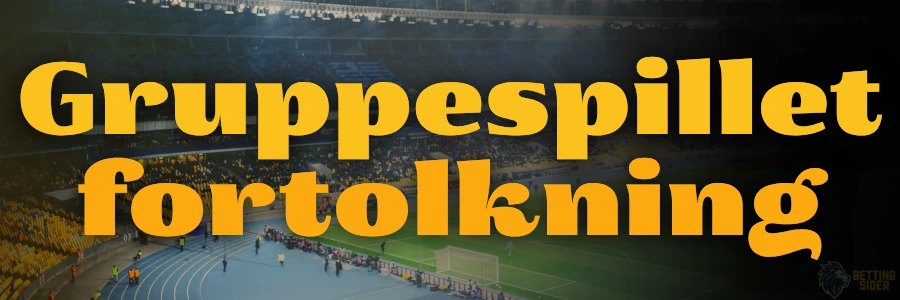 gruppe spillet fortolkning vm 2026 odds