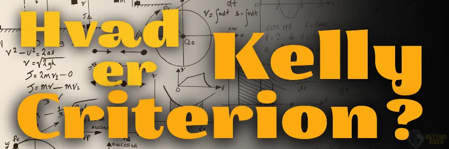 kelly criterion udenlandske betting sider