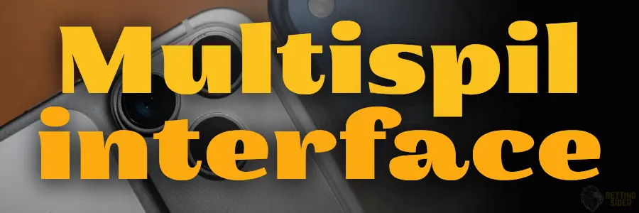 multi spil interface - mobile betting