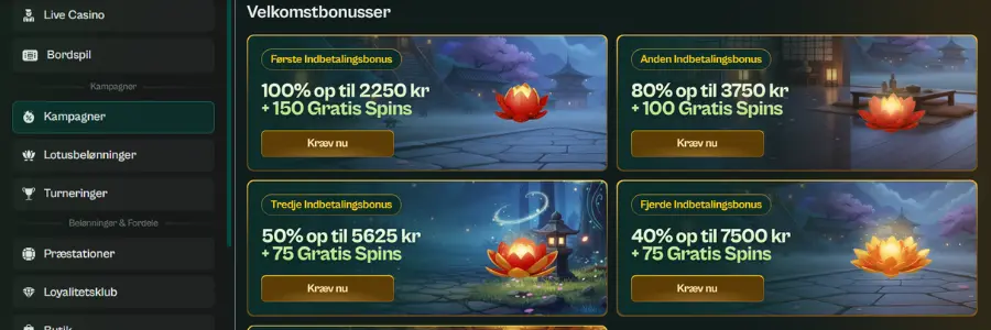 spinzen udenlandsk casino bonusser