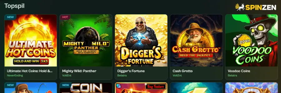 spinzen udenlandsk casino online slots