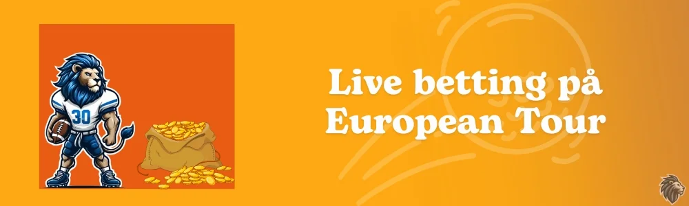 Live betting på European Tour