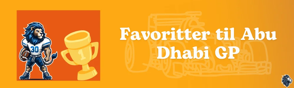 Favoritter til Abu Dhabi GP