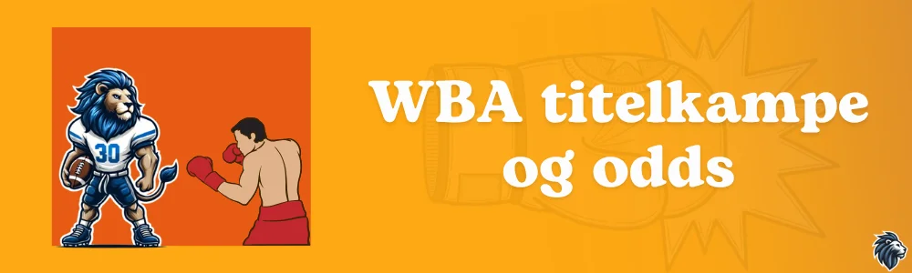 WBA titelkampe og odds